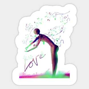 Love girl Sticker